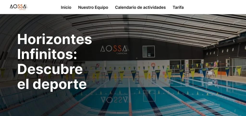 AOSSA Carmona, web creada por Nuberona