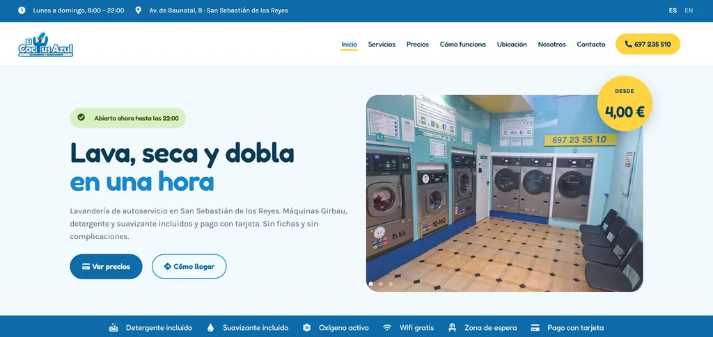 El Cactus Azul, web creada por Nuberona
