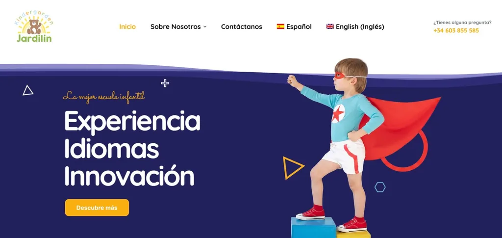 Jardilin, web creada por Nuberona
